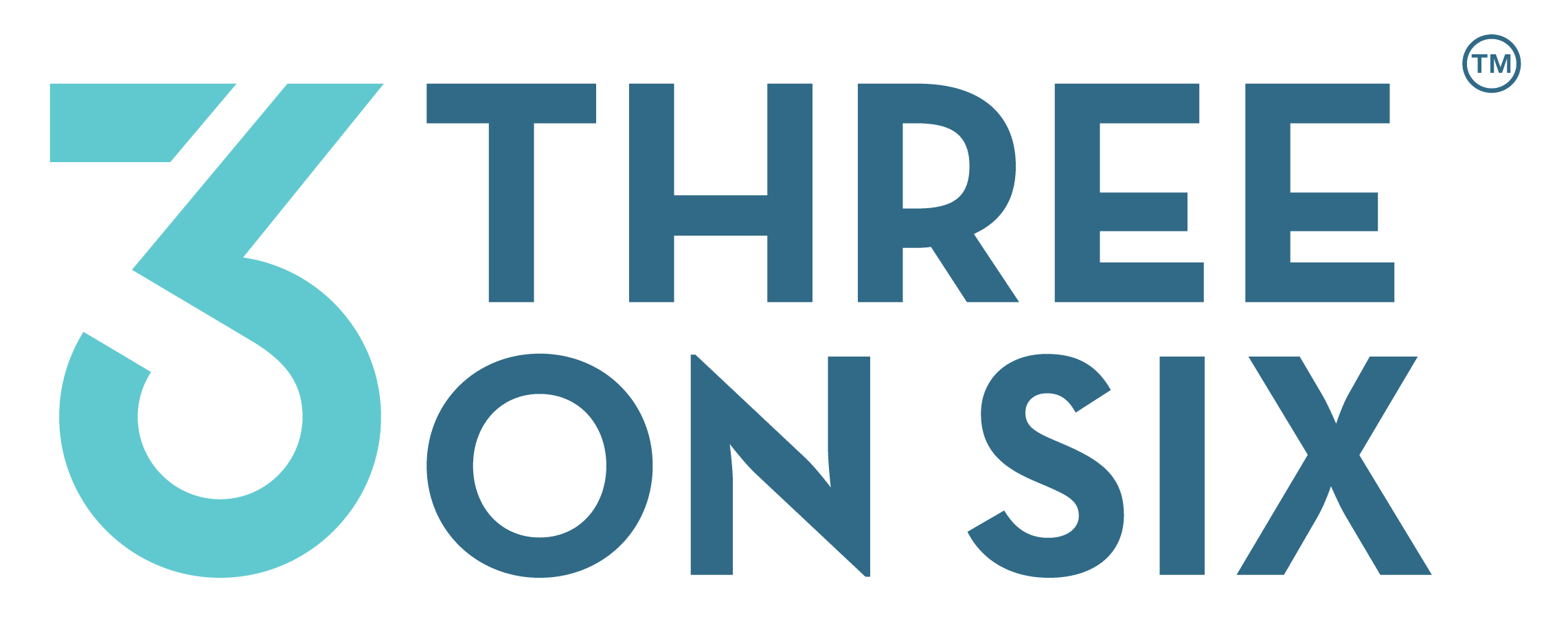 Three on Six Blue Image